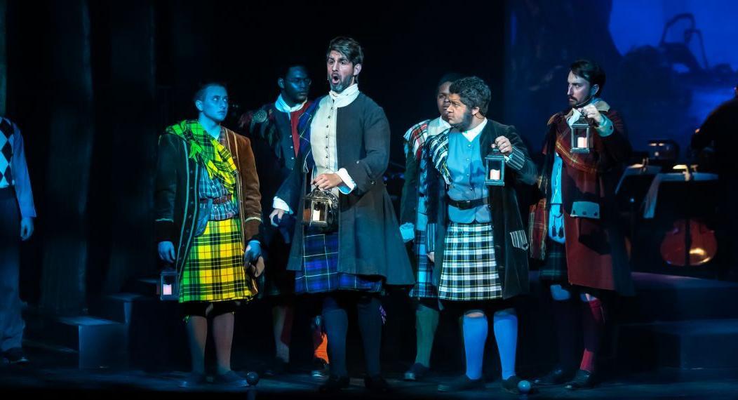 opera theatre performance of Learner and Loewe's musical "Brigadoon"